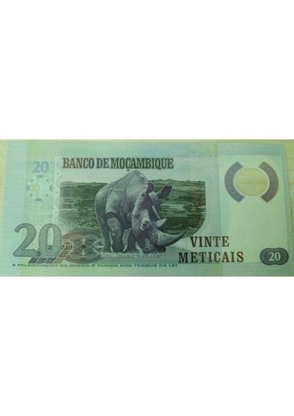 Mocambique 20 Meticaisçil fiyatları