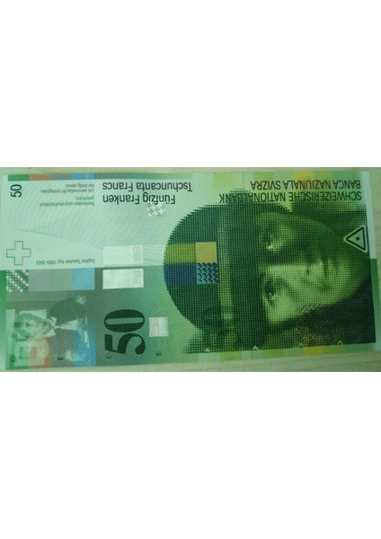 Kolleksiyon Isvicre 50 Francs Çil