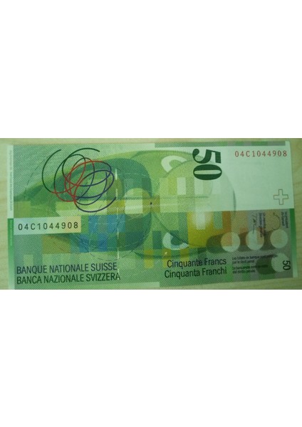 Kolleksiyon Isvicre 50 Francs Çil