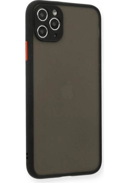 Iphone 11 Pro Max Kılıf Montreal Silikon Kapak - Siyah Bstmy