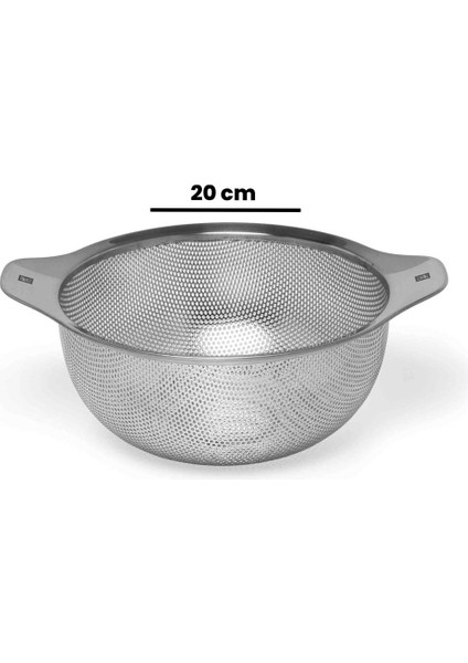 Paslanmaz Çelik Süzgeç - 20 cm