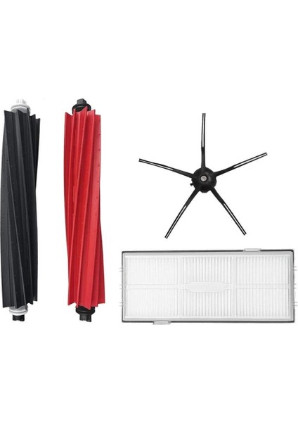 Roborock S8 + Robot Süpürge Uyumlu 4'lü Yedek Parça Seti