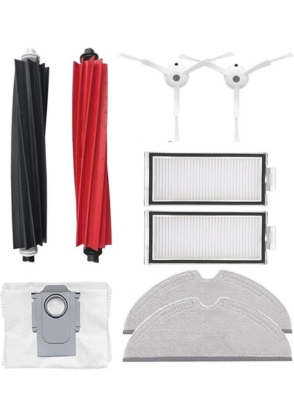 Roborock Q5 Pro + Robot Süpürge Uyumlu 9'lu Yedek Parça Seti