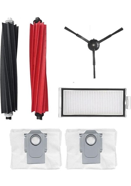 Roborock Q8 Max + Robot Süpürge Uyumlu 6'lı Yedek Parça Seti