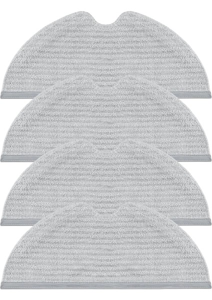 Dreame D9 Pro Robot Süpürge Uyumlu 4'li Mop Bezi- Yedek Parça Seti