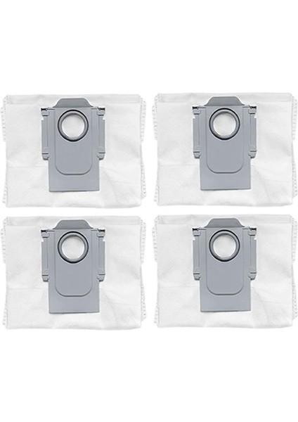 Roborock Q8 Max Robot Süpürge Uyumlu 4'lü Toz Torbası