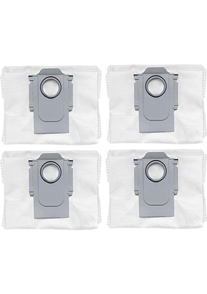 Roborock Q Revo Max V Robot Süpürge Uyumlu 4'lü Toz Torbası Yedek Parça Seti