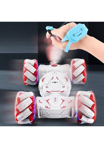 Rc Dublör Araba Uzaktan Kumanda Izle Hareket Sensörü Elektrikli Oyuncak Rc Sürüklenme Araba Rotasyon Hediye Çocuk Boys Doğum Günü-Kırmızı (Yurt Dışından) indirimleri