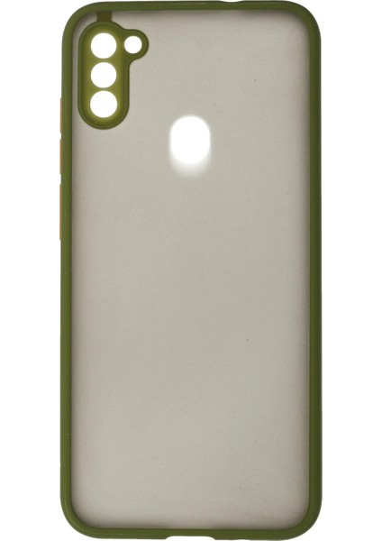 Samsung Galaxy A11 Kılıf Montreal Silikon Kapak - Açık Yeşil Bstmy