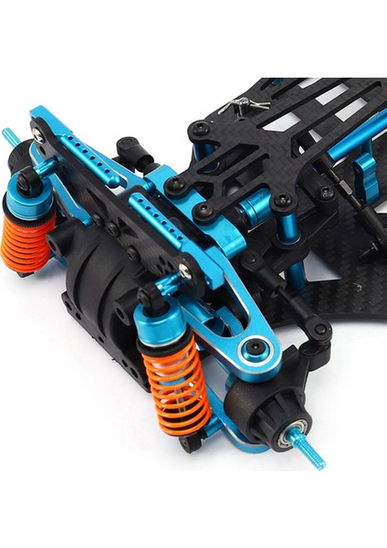 2 Adet Metal Servo Montaj Sabitleme Braketi Tamiya TT01 Tt-01 1/10 Rc Araba Yükseltme Parçaları (Yurt Dışından)