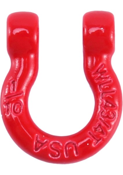Adet Metal Tampon D-Ring Kırmızı Çekme Kancası Römork Kurtarma Kancası 1/10 Rc Paletli Araba Traxxas Trx4 Eksenel SCX10 Yükseltme Parçaları (Yurt Dışından)