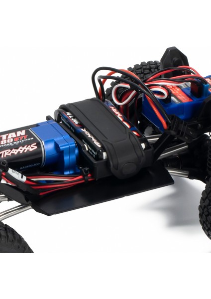 Pom Kaya Kaydırıcılar Esc Pil Alıcısı Genişleme Yan Plaka TRX4M 1/18 Rc Paletli Araba Yükseltme Parçaları (Yurt Dışından) modelleri