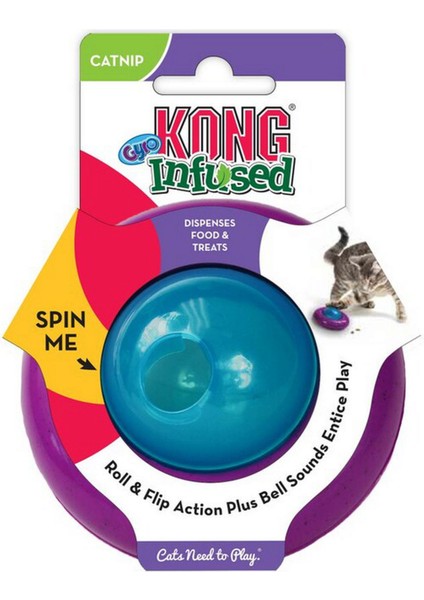 Infused Cat Gyro Kediotlu ve Zilli Kedi Oyun Topu Ynsmr