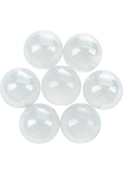 10 Adet Mermerler 16MM Cam Bilyalar Knicker Cam Topları Dekorasyon Renk Nuggets Oyuncak Şeffaf (Yurt Dışından)