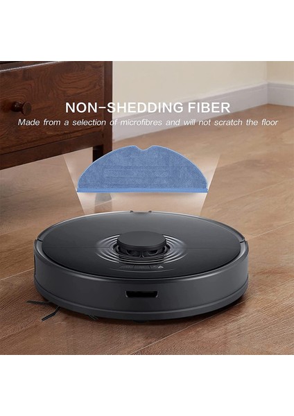 Roborock T7S T7S Plus S7 Için 6 Adet Vakumlu Paspas Yedek Pedleri Yeniden Kullanılabilir Sert Zemin Bezi Yedek Mikrofiber (Yurt Dışından) fiyatları