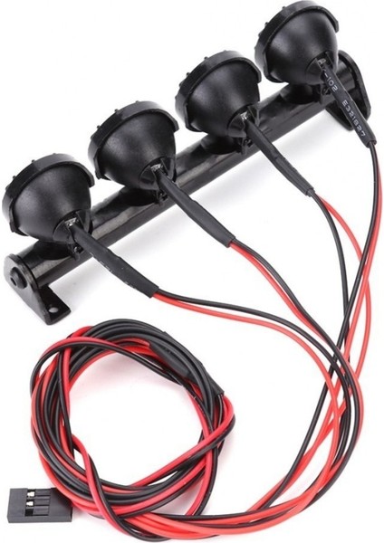 Rc Araba LED Tavan Lambası Işık Çubuğu 1/24 Rc Paletli Araba SCX24 90081 AXI00001 Yükseltme Parçaları Aksesuarları (Yurt Dışından) indirimleri