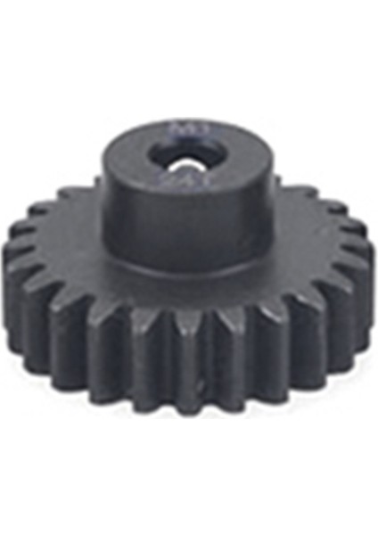 M1 5mm 24T Siyah Çelik Metal Pinyon Motor Dişlisi Için 1/10 Rc Model Araba Moto (Yurt Dışından)