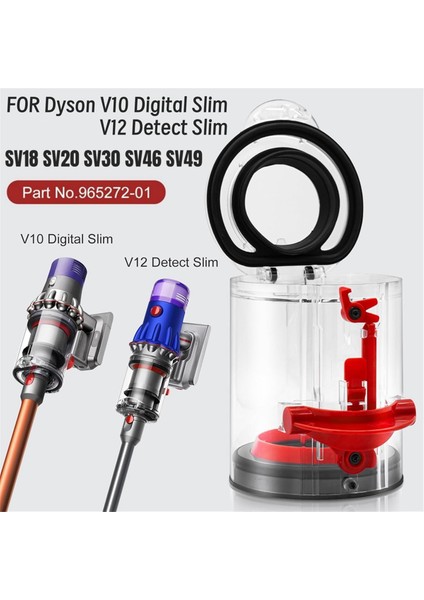 Dyson V10 Digital Slim / V12 Detect Slim Vakum Haznesi Için Toz Haznesi Büyük Hazne Vakum Toz Kovası Parça No. 965272-01 (Yurt Dışından) modelleri