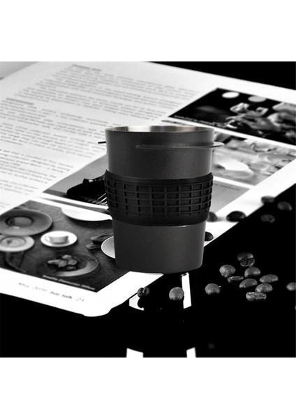 Kahve Dozaj Kabı Paslanmaz Çelik Kahve Dozaj Kabı Kahve Kahve Makinesi Aksesuarları Kokulu Kokulu Kap 58MM (Yurt Dışından)