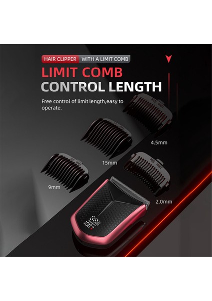 Elektrikli Saç Kesimi USB Şarjlı Akıllı Ekran Su Geçirmez Tasarım Elektrikli Tıraş Makinesi Islak/kuru Kullanım Için (Yurt Dışından) fiyatları