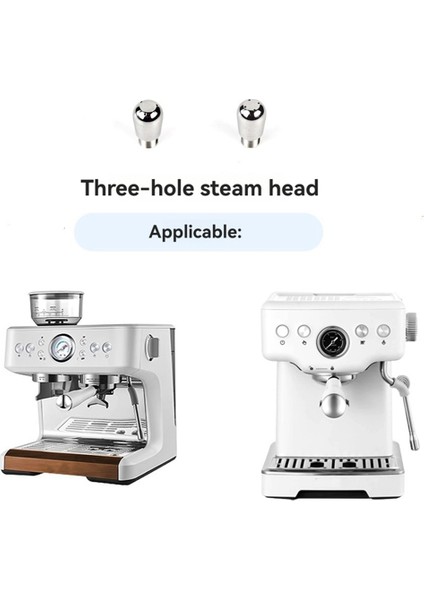 Petrus 3833/3899 Espresso Makinesi Için Kahve Makinesi Buhar Ucu 304 Paslanmaz Çelik Buhar Ucu Yedek Dört Delik (Yurt Dışından)