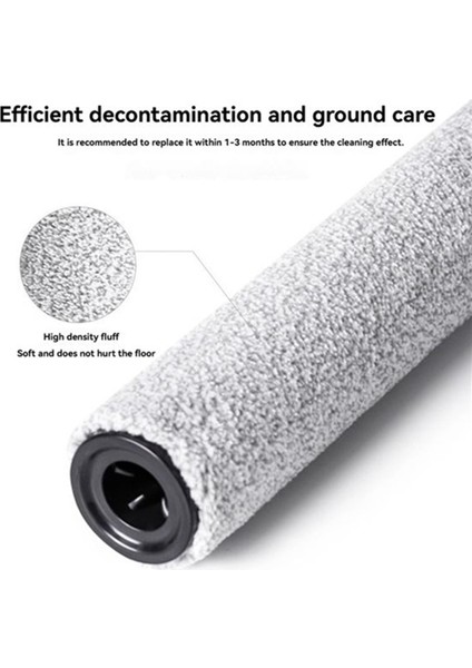 Midea Gx5 Zemin Temizleyici Aksesuarları Için 10 Pcs Yedek Parçalar Ana Roller Fırça Filtre Sünger (Yurt Dışından)