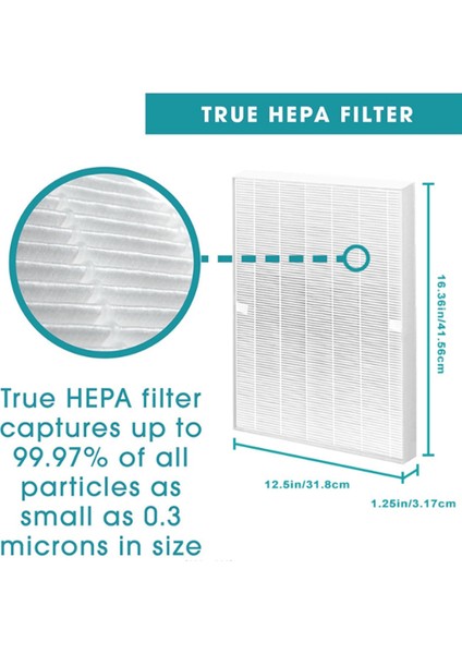 1 Hepa Filtresi ve Winix 115115 5300 5500 6300 Hava Temizleyicisi Için 4 Aktif Karbon Ön Filtresi Geliştirilmiş Hava Temizliği (Yurt Dışından)