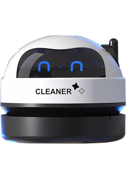 Masaüstü Temizleyici Elektrikli Süpürge Ev Ofis Masa Süpürgesi Mini Elektrikli Süpürge USB Şarj Edilebilir Kablosuz Temizleyici B (Yurt Dışından)