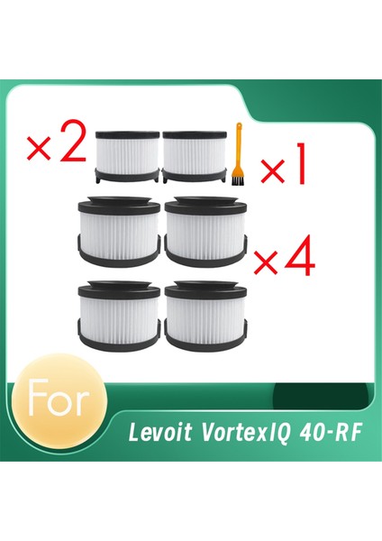 Levoit Vortexiq 40-Rf Ev Temizleyici Filtresi Için Temizleme Fırçalı 4 Ön Filtre ve 2 Son Filtre (Yurt Dışından)