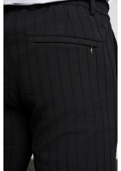 Erkek Siyah Poliviskon Jogger Dynamic Fit Rahat Kesim Pantolon indirimleri