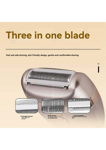 Elektrikli Trimmer Şarj Edilebilir Su Geçirmez Vücut Kılı Trimmer Bikini Kasık Kılı Koltuk Altı Kollar Bacaklar (Yurt Dışından)