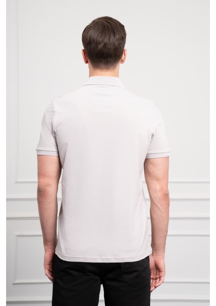 Erkek Gri Basic Polo Yaka Dynamic Fit T-Shirt indirimleri