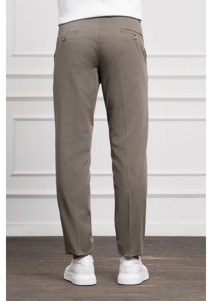 Erkek Yeşil Dynamic Fit Chino Pantolon