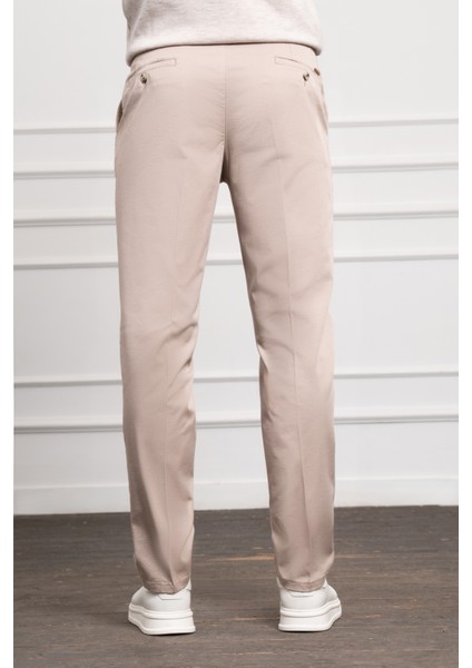 Erkek Bej Dynamic Fit Chino Pantolon modelleri