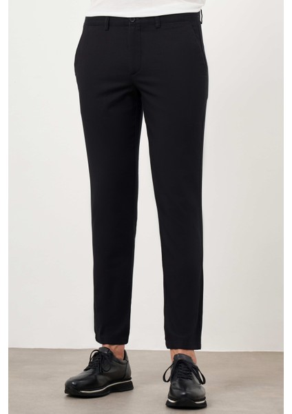 Erkek Siyah Yazlık Pamuk Yan Cep Slim Fit Chino Pantolon fiyatları