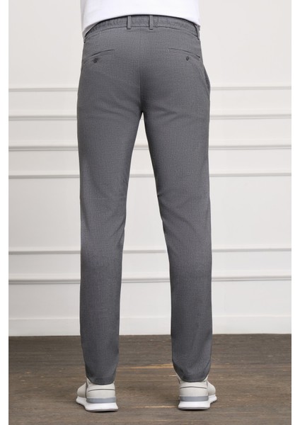 Erkek Gri Slim Fit Jogger Pantolon modelleri