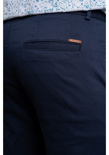 Erkek Lacivert Slim Fit Chino Pantolon fırsatları
