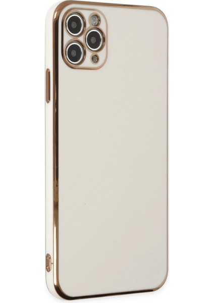 Iphone 11 Pro Max Kılıf Volet Silikon - Beyaz Bstmy