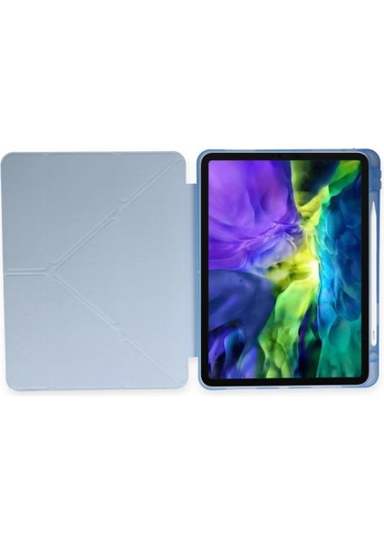 Xiaomi Redmi Pad Kılıf Kalemlikli Mars Tablet Kılıfı - Mavi Bstmy