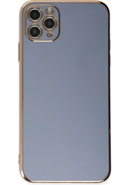 Iphone 11 Pro Max Kılıf Volet Silikon - Mavi Bstmy