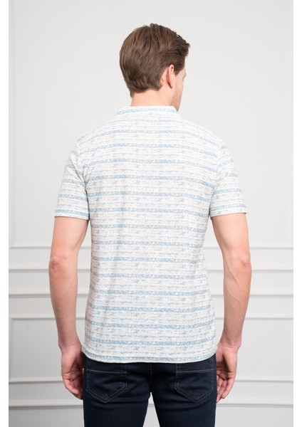 Erkek Mavi Trend Dynamic Fit Rahat Kesim Polo Yaka T-Shirt
