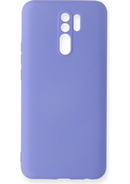 Xiaomi Redmi 9 Kılıf Nano Içi Kadife Silikon - Lila Ynsmr