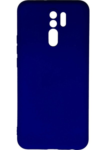 Xiaomi Redmi 9 Kılıf Nano Içi Kadife Silikon - Lacivert Ynsmr