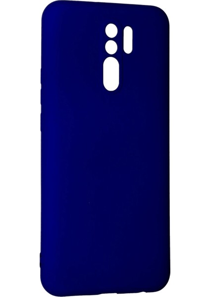 Xiaomi Redmi 9 Kılıf Nano Içi Kadife Silikon - Lacivert Ynsmr