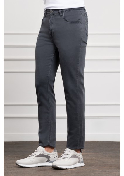 Erkek Füme Mevsimlik Pamuk 5 Cep Dynamic Fit Jean Pantolon modelleri