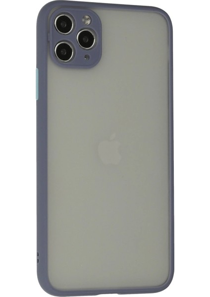 Iphone 12 Pro Max Kılıf Montreal Silikon Kapak - Gri Bstmy