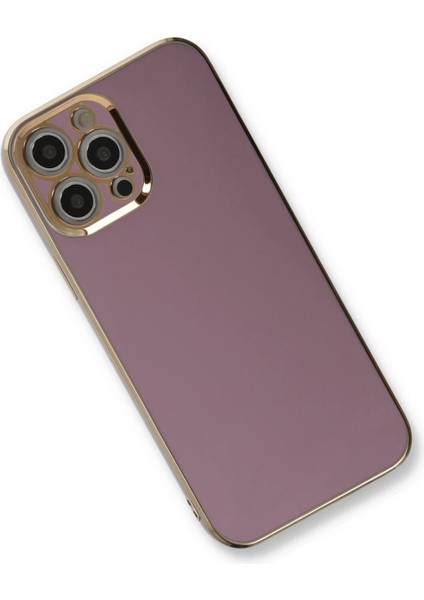Iphone 12 Pro Max Kılıf Volet Silikon - Mor Bstmy