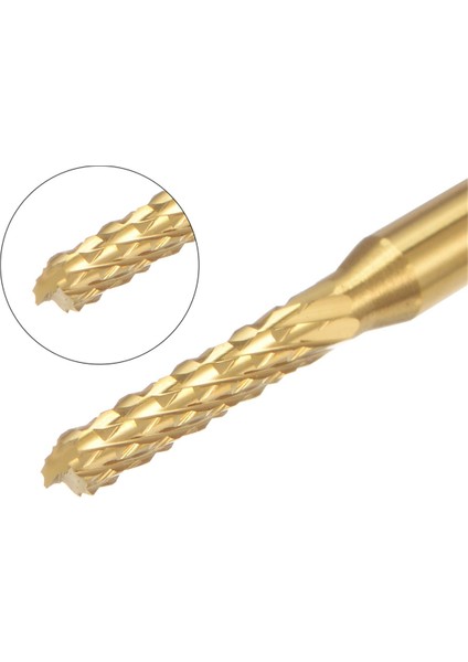 Pcb Makinesi Için 10 Adet Titanyum Kaplama Karbür, 1/8 Inç Şaft 2.2mm (Yurt Dışından)