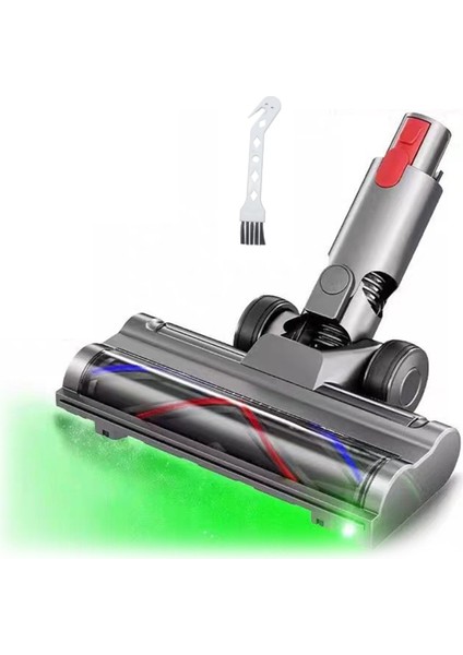 Dyson V7 V8 V10 V11 V15 Elektrikli Süpürge Aparatı Için Doğrudan Tahrikli Fırça Başlığı Halı Zemin Temizliği Için LED Toz Algılama (Yurt Dışından)