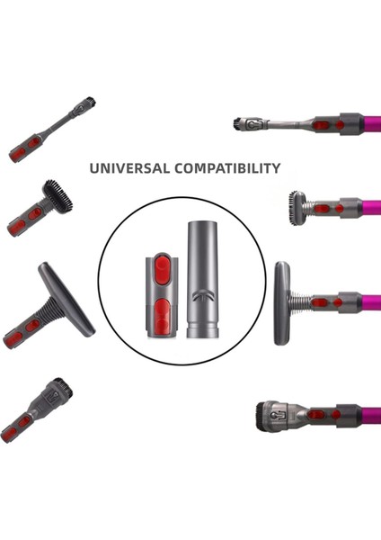 Dyson V6 V7 V8V10V12 V15,1.25 Inç Yumuşak Toz Fırçası ve Ataşman Adaptör Seti Için At Kılı Fırça Aparatı (Yurt Dışından) fiyatları